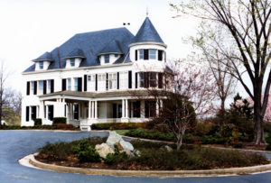 HANDSOME HOUSE: Photo of Number One Observatory Circle, the official residence of the Vice President of the United States of America. Credit: George Bush Presidential Library and Museum. Photographer: Cynthia Johnson. Text Credit: Charles Denyer.